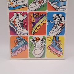 VTG Vintage Eureka Paper Magic Group 36 Stickers Pack Sneakers Rollerblades