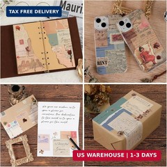 517 Pcs Vintage Scrapbook Paper,Scrapbook Supplies Stickers,Journaling Supplies