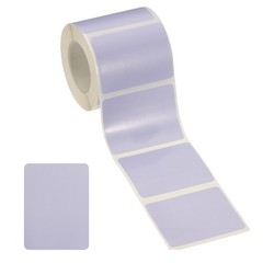 230 Pcs Thermal Sticker Paper, 1.6×1.2″ Square Thermal Printer Label, Purple