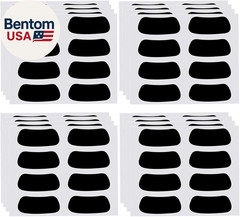 60 Pairs Eye Black Stickers for Kids Customizable Sports Face Eyeblack Sticker f