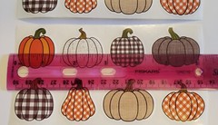 16 Plaid Pumpkin Stickers/Fall Stickers/Halloween Stickers/Country Pumpkin