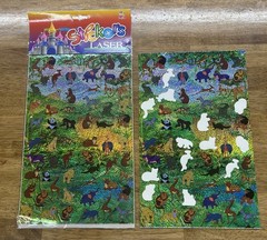🐯 Huge Lot Of Zoo Safari Desert Animals Stickers Vintage Scrapbook Crafts Gifts