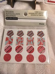 SCRAPBOOK PLANNER journaling stickers LOT OF 4 Pkgs NEW Organize Recollection