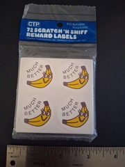 Vintage Stickers CTP Scratch And Sniff Sticker Pack Fruit Raspberry RARE NOS 80s