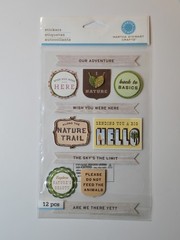Scrapbook Sticker Set, Traveler Theme Vacation Over 100pc (5 New Packs)