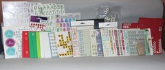 Alphabet Sticker Lot Thousands Multi Color Size Shape Style 3D Foam Glitter NEW