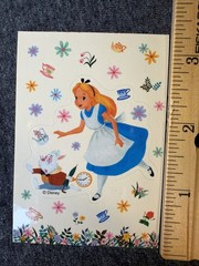 Alice In Wonderland Sticker Decal Scrapbook Crafts Collectible