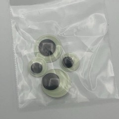 Google Eye Packs Glow In The Dark Self Adhesive Medium And Small