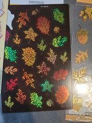 Vintage Lot Thanksgiving Fall Stickers Hallmark Stickeroni New Used