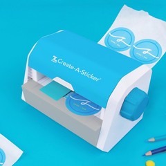 Xyron Create-a-Sticker, 5 Sticker and Label Maker Machine for Small Business