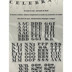 Me & My Big Ideas MambiSTICKS Black White Alphabet Number Stickers 173pc New