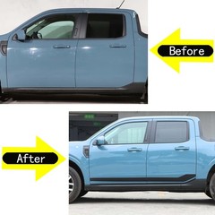 Car Body Side Stripe Decal Compatible with Ford Maverick 2022 Car Body Door S…