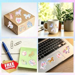 ANONDF unicorn stickers 120 pack rainbow 7
