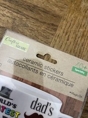 Crafters Square Ceramic Stickers