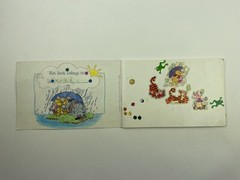 Vintage Sticker Album Sandylion Winnie The Pooh Purple Book