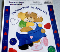 Creative Imaginations Build A Bear Best Friends Stickers 2004 Scrapbooking NOS