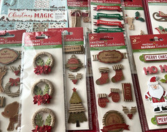LOT #312 – 9 PKGS CHRISTMAS LITTLE BIRDIE 3D STICKERS & 6X6 PAPER PAD 24 SHEETS