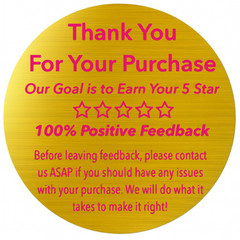 2” Stickers Thank You Purchase Ebay Seller Shipping labels for online sellers