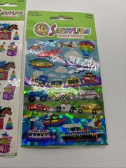 Sandylion Prismatic Transportation Stickers Cars, Planes, Boats & Toys