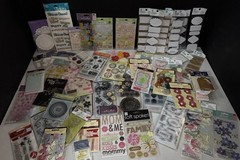 60+ Packs Scrapbooking Art Crafts Stickers Stamps Tags Embellishments & More NEW