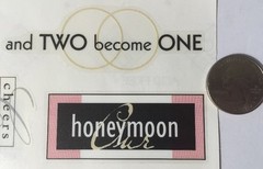 WEDDING DAY SAYINGS Stickers(20pc) MAMBI•Bride•Groom•Honeymoon •Cake•Ceremony••