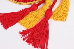 Double Graduation Honor Cords – Red and Gold,68″ Long