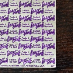 Lisa Frank Frog Complete Sticker Sheet S394 Rare Collectibles