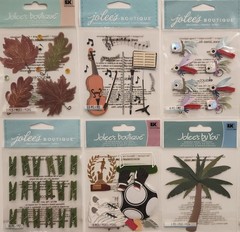 JOLEE’S BOUTIQUE Lot of 29 Dimensional Scrapbooking Stickers Assortment