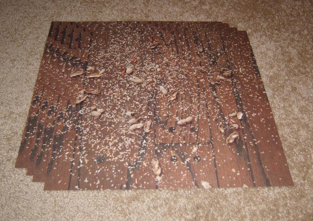 Creative Imaginations Single Sided Papers (4) ~ Dance Floor w/Peanut Shells
