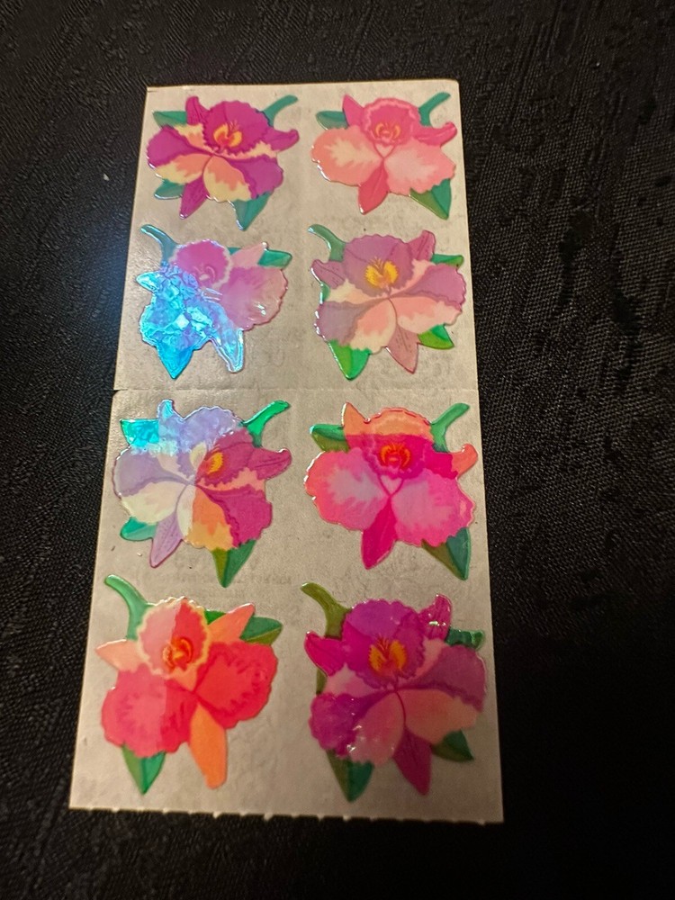 New Sandylion Opal Shiny Iridescent Stickers Pearl Flower Orchid