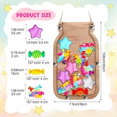 Kids Candy Reward Jar Potty Training Positive Behavior Chart 11.81×7.09 Inch