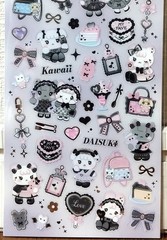 GAIA Topping LAB Sticker Kawaii Animal Rabbit Dog Cat Love Kids MADE IN JAPAN