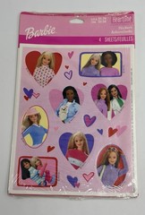 Vntg 1999 Hallmark Heartline 3 Sealed Fashion Barbie Sticker Packs Mattel