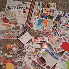 Mark Englebreit Multicolor Paper Cardstock Foam School Sports Embellishments Lot