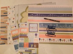 Reduced Nikki Sivils, My Little Shoebox, Adorn Family Scrapbook Stickers Diecuts