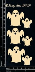 Dusty Attic Chipboard – Ghosts, DA3092 ~ 3×6
