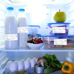 500/1000x Removable Freezer Food Labels Date Marks Self Adhesive Storage Sticker