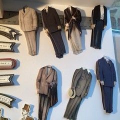 Anna Griffin Suits And Sentiment Stickers Package Missing 4 Pieces