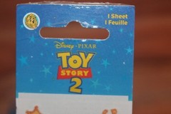 Vintage Disney Toy Story 2 BULLSEYE Fuzzy Sandylion 2 Pk Stickers New Sealed