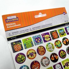 Halloween Creatology Scrapbook Stickers 84pc Pumpkin Ghost Bat Prism Sparkle NOS