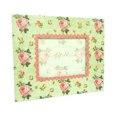 MICHEL & COMPANY Paper Photo Frame (Green x Rose)