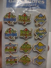 Vintage Daily Chores Thumbtacks, Creative Imaginations Inc