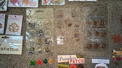 Lot of 20+ Pop Up Stickers, Rubbing, Flat Scrapbooking Halloween, Fall, Skulls