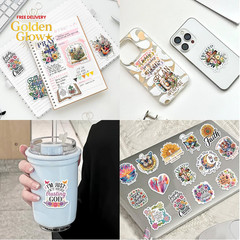 100 PCS Christian Jesus Bible Stickers – Bible Journaling & Prayer Board Supplie
