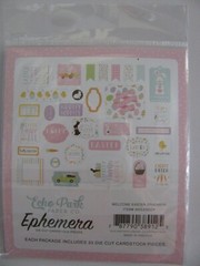 Echo Park WELCOME EASTER Die Cut 33 Pieces NIP