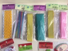 Asst. Lot 23 Marcel Schurman Papyrus Scrapbook Do-jiggies stickers Ribbon Tags