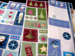 Lot of Stickers, Christmas Sparkle, Title stickers Twinkle, Holly Days, Dazzle.