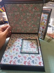 Handmade Scrapbook with Flowers, family & home Theme