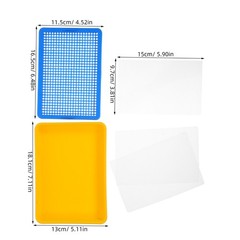 1 Set Durable Paper Making Frame Kit for Kids Assorted Colors DIY Craft Supplies