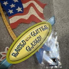 Patriotic 4th Of July Stickers & Wood Words Foil Letters Washi Cardstock Glitter